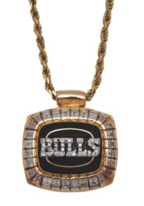 1992 Horace Grant’s Mother’s Chicago Bulls Championship Diamond Pendant