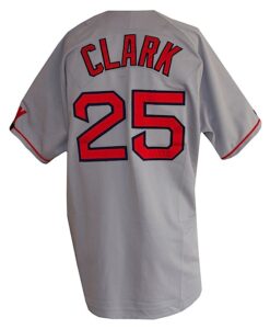 1992 Jack Clark Boston Red Sox Game-Used Road Jersey