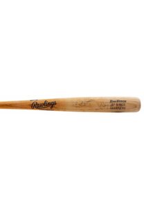 1992 Jay Buhner Seattle Mariners Game-Used & Autographed Bat