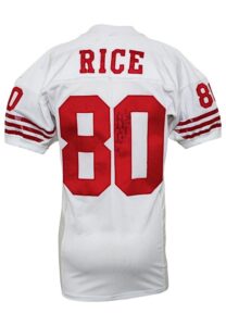 1992 Jerry Rice San Francisco 49ers Game-Used & Autographed Jersey