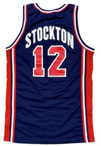 1992 John Stockton United States Olympics “Dream Team” Game Jersey