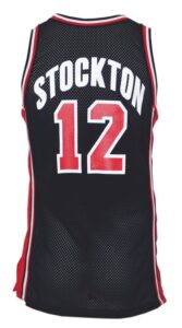 1992 John Stockton USA Olympic Dream Team Game-Used Road Jersey