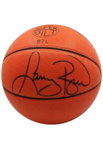 1992 Larry Bird Single-Signed Barcelona Olympics Molten Official Basketball