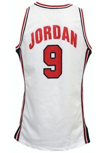 1992 Michael Jordan USA Olympics “Tournament of the Americas” Game-Used White Jersey