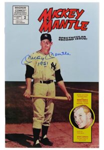 1992 Mickey Mantle Single-Signed & Inscribed “1951” Magnum Comic Book