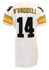 1992 Neil O’Donnell Pittsburgh Steelers Game-Used Road Jersey