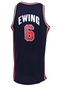 1992 Patrick Ewing United States Olympics “Dream Team” Game-Used Blue Jersey (Gold Medal Team)