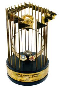 1992 Roberto Alomar Toronto Blue Jays World Series Player Trophy