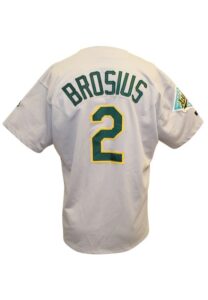 1992 Scott Brosius Oakland A’s Game-Used Road Jersey