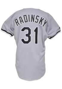 1992 Scott Radinsky Chicago White Sox Game-Used Road Jersey