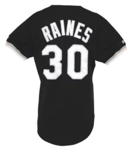 1992 Tim Raines Chicago White Sox Game-Used Alternate Jersey