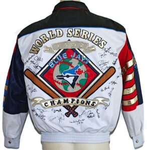 1992 Toronto Blue Jays World Championship Team Autographed Jacket