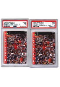 1992 Upper Deck Michael Jordan Correct & Error #453 Cards