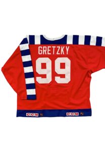 1992 Wayne Gretzky NHL All-Star Game-Used & Signed “1st Period Goal” Jersey