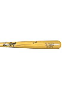 1992 Will Clark SF Giants All-Star Game-Issued & Signed Bat