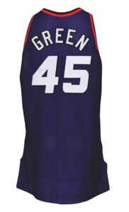 1993-1994 A.C. Green Phoenix Suns Game-Used Road Jersey