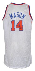 1993-1994 Anthony Mason NY Knicks Game-Used & Autographed Home Jersey