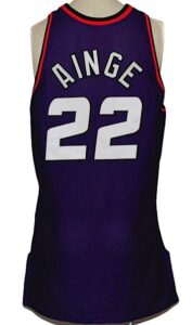 1993-1994 Danny Ainge Phoenix Suns Game-Used Road Jersey