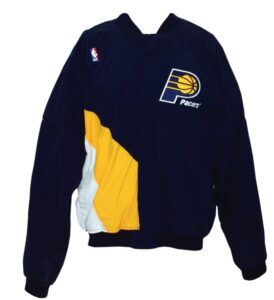 1993-1994 Detlef Schrempf Indiana Pacers Worn Road Warm-Up Jacket & Pants