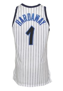 1993-94 Anfernee Hardaway Rookie Orlando Magic Game-Used Home Uniform