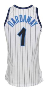 1993-94 Anfernee Hardaway Rookie Orlando Magic Game-Used Home Uniform (2)