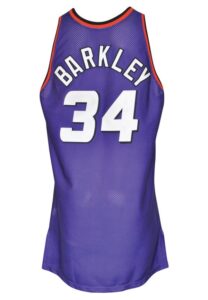 1993-94 Charles Barkley Phoenix Suns Game-Used Road Jersey 