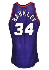 1993-94 Charles Barkley Phoenix Suns Game-Used Road Uniform