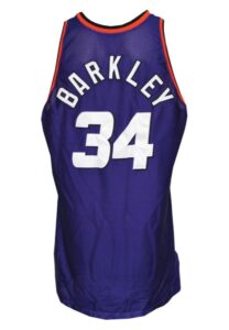 1993-94 Charles Barkley Phoenix Suns Game-Used Road Uniform (2)(Great Provenance)