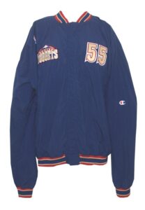 1993-94 Dikembe Mutombo Denver Nuggets Worn Road Warm-Up Suit