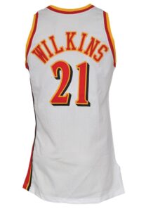 1993-94 Dominique Wilkins Atlanta Hawks Game-Used Home Jersey