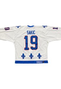 1993-94 Joe Sakic Quebec Nordiques Game-Used Jersey