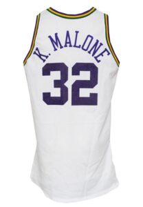 1993-94 Karl Malone Utah Jazz Game-Used Home Jersey