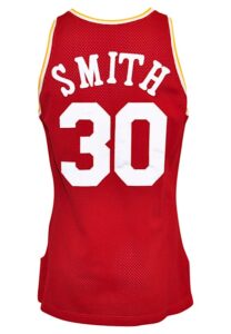 1993-94 Kenny Smith Houston Rockets Game-Used Road Jersey