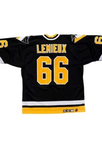 1993-94 Mario Lemieux Pittsburgh Penguins Game-Used Jersey