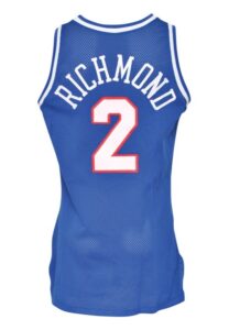 1993-94 Mitch Richmond Sacramento Kings Game-Used Road Jersey 