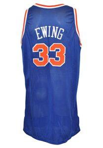 1993-94 Patrick Ewing New York Knicks Game-Used Road Jersey