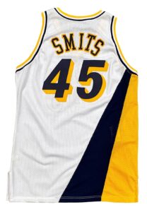 1993-94 Rik Smits Indiana Pacers Game-Used & Signed Jersey