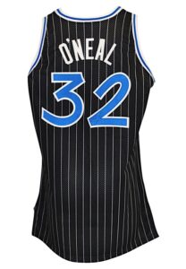 1993-94 Shaquille O’Neal Orlando Magic Game-Used & Autographed Road Jersey