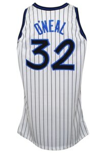 1993-94 Shaquille O’Neal Orlando Magic Game-Used Home Jersey