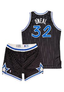 1993-94 Shaquille O’Neal Orlando Magic Game-Used Road Uniform