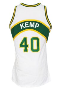 1993-94 Shawn Kemp Seattle SuperSonics Game-Used Home Jersey