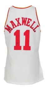 1993-94 Vernon Maxwell Houston Rockets Game-Used Home Jersey