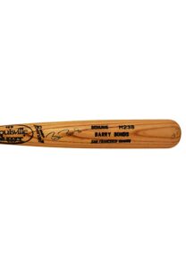 1993-97 Barry Bonds San Francisco Giants Game-Used & Autographed Bat