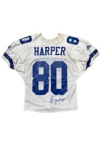 1993 Alvin Harper Super Bowl XXVIII Dallas Cowboys Game-Used & Autographed Jersey with Receiver Glove