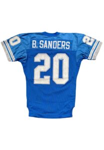 1993 Barry Sanders Detroit Lions Game-Used Jersey