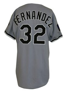 1993 Bobby Thigpen Chicago White Sox Game-Used Alternate Jersey & 1994 Alex Fernandez Chicago White Sox Game-Used Road Jersey