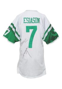 1993 Boomer Esiason NY Jets Game-Used & Autographed Road Jersey