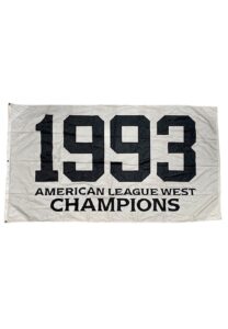 1993 Chicago White Sox American League Champions Flag