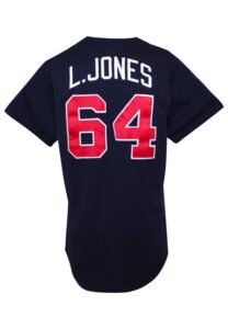 1993 Chipper Jones Atlanta Braves Rookie Debut Game-Used Spring Training Jersey