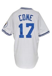 1993 David Cone Kansas City Royals Game-Used Home Jersey